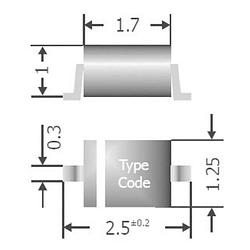 Foto van Tru components snel schakel diode tc-1n4148ws sod-323 70 v 150 ma tape cut