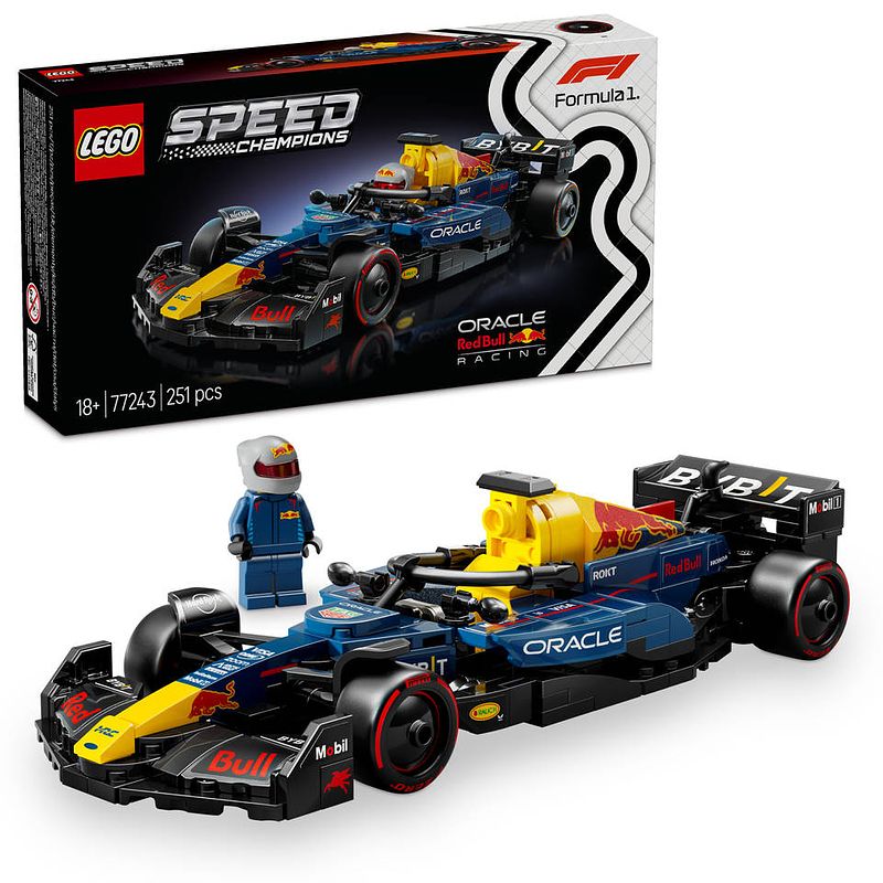 Foto van Lego speed champions oracle red bull racing rb20 f1 racewagen 77243