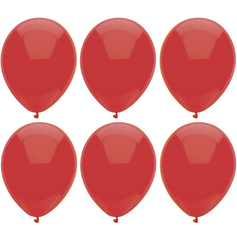 Foto van Ballonnen verjaardag/thema feest - 300x stuks - rood - 29 cm - ballonnen