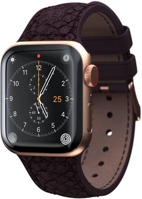 Foto van Njord eldur watchband voor apple watch 40 mm wearable bandje paars