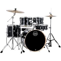 Foto van Mapex venus fusion black galaxy sparkle 5-delig drumstel incl. bekkens en hardware