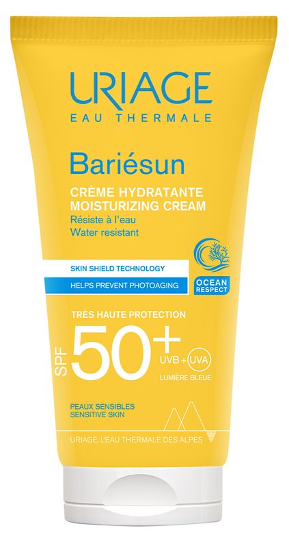 Foto van Uriage bariésun moisturizing cream water resistant spf50+