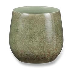 Foto van Oliver pot rond groen - h22xd24cm