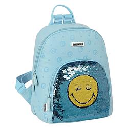 Foto van Casual rugtas smiley little dreamer licht blauw