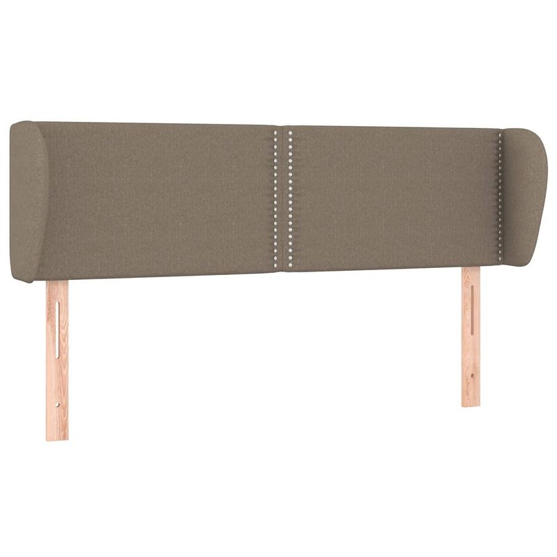 Foto van The living store hoofdbord serene - bedombouw - 147x23x78/88 cm - taupe