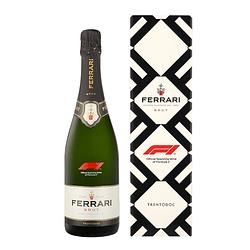 Foto van Ferrari brut f1 75cl wijn + giftbox