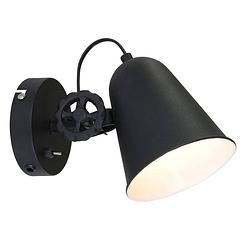 Foto van Anne lighting wandlamp dolphin zwart