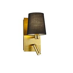 Foto van Moderne wandlamp marriot - metaal - goud