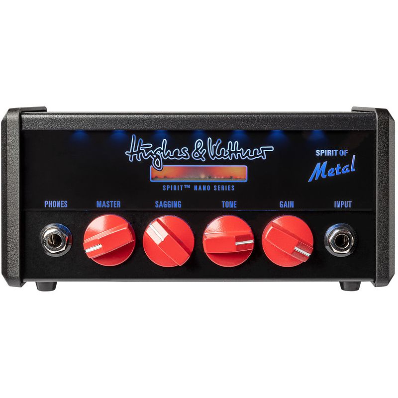 Foto van Hughes & kettner spirit nano head - spirit of metal 50w gitaarversterker top