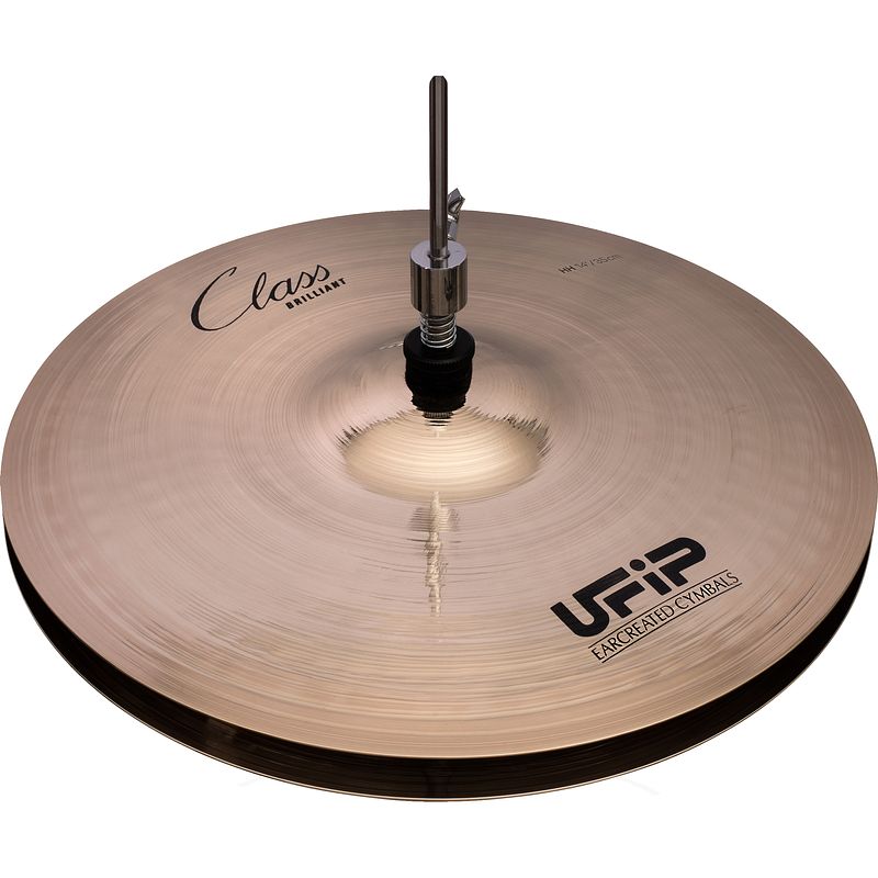 Foto van Ufip cs-14bhh class series brilliant 14 inch hi hat bekken