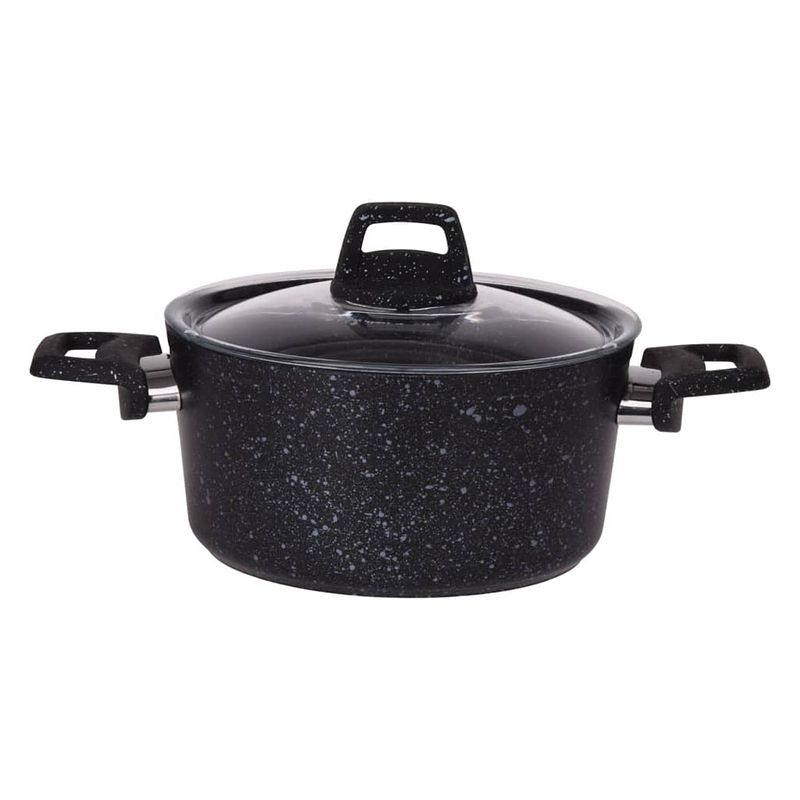 Foto van Excellent houseware braadpan met deksel 2,7 l aluminium