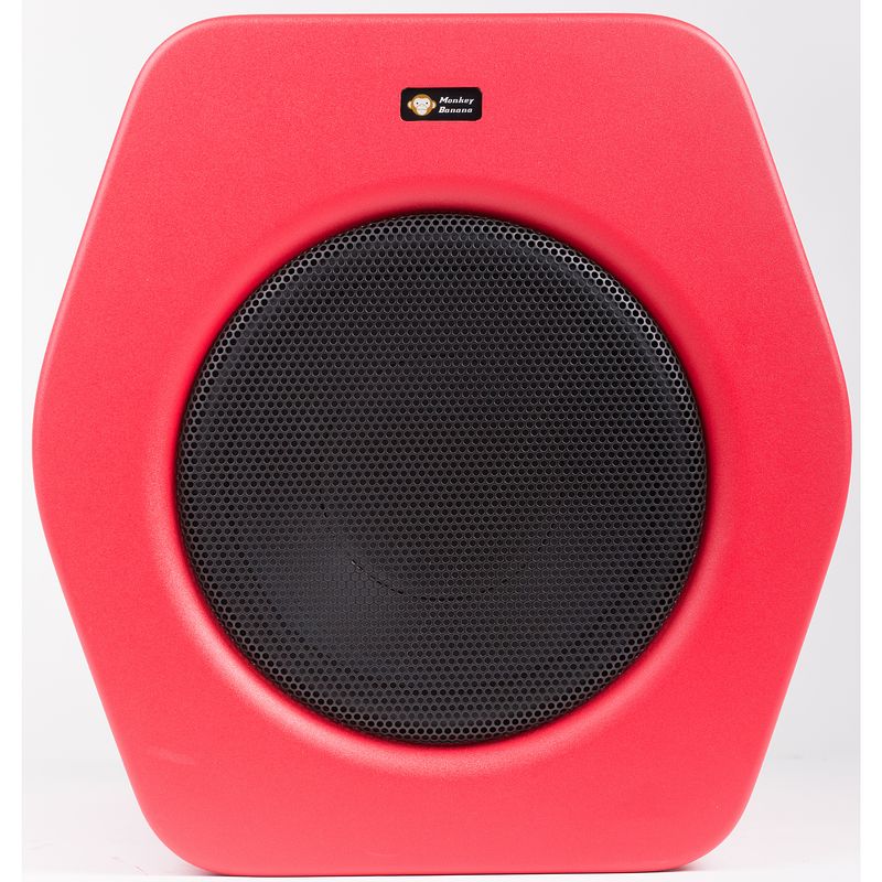 Foto van Monkey banana turbo 10s actieve studiosubwoofer rood (per stuk)