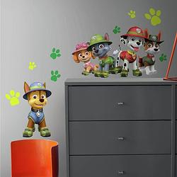 Foto van Muursticker paw patrol roommates jungle