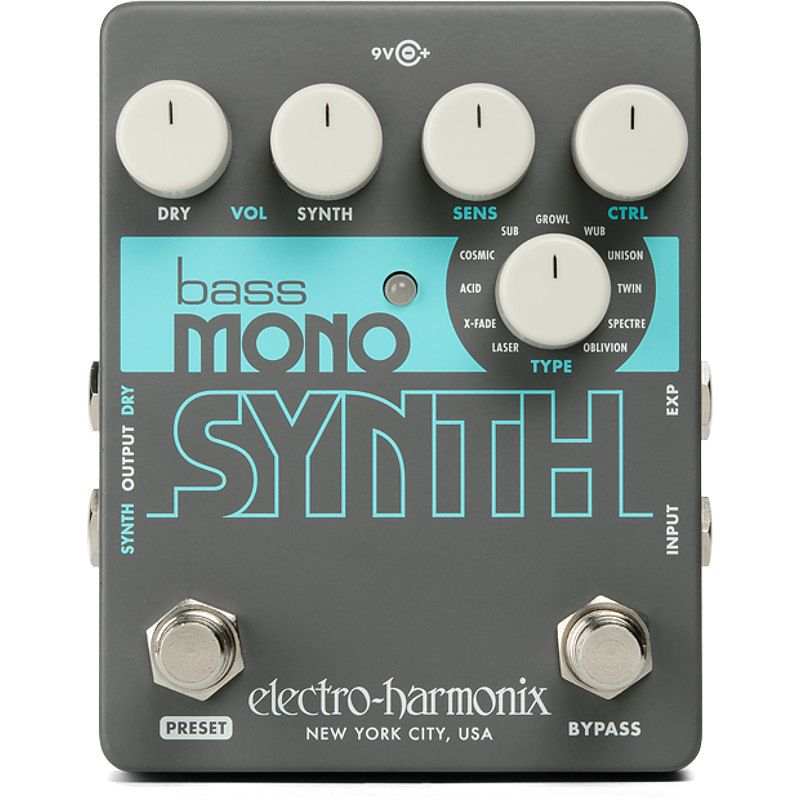 Foto van Electro harmonix bass mono synth effectpedaal