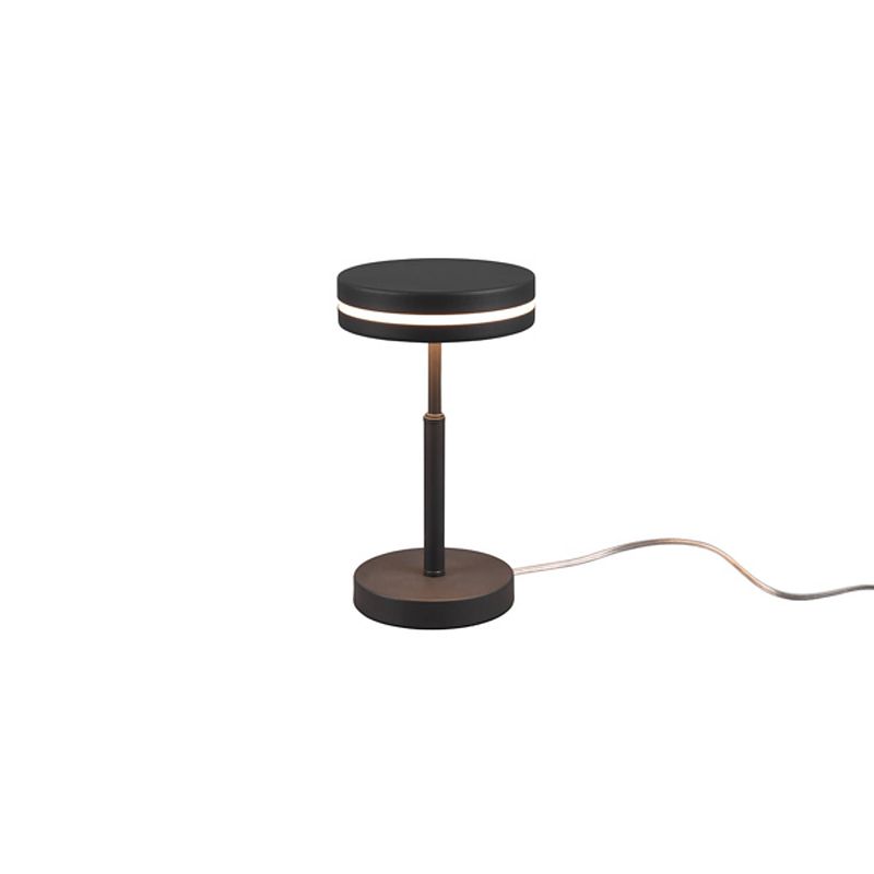 Foto van Moderne led tafellamp franklin - metaal - zwart