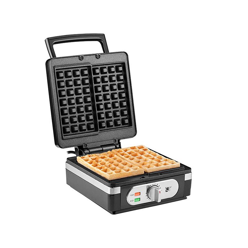 Foto van Lafe gfb-003 professionele wafelijzer voor 2 brusselse wafels met non-stick coating 1400w