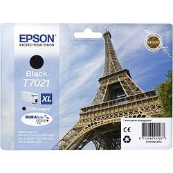 Foto van Epson inkt t7021, xl origineel zwart c13t70214010