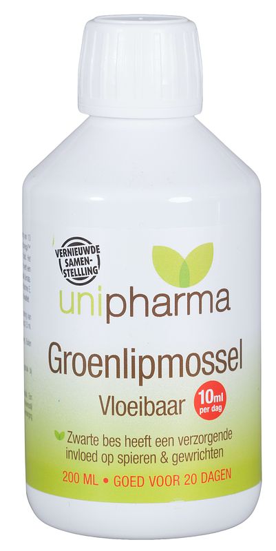 Foto van Unipharma groenlipmossel vloeibaar