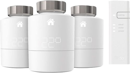 Foto van Tado slimme radiator thermostaat starter 3-pack