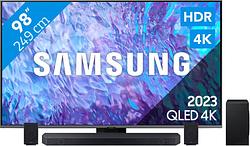 Foto van Samsung qled 98q80c (2023) + soundbar