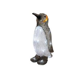 Foto van Led pinguin acryl buiten 17x16x33 cm 24l koelwit