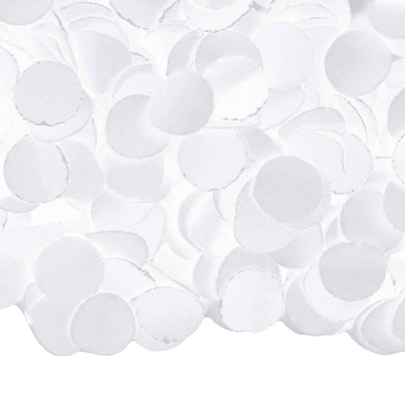 Foto van 3x stuks zakjes met 100 gram witte confetti feestartikelen - confetti