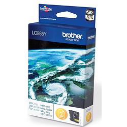 Foto van Brother inktcartridge, 260 pagina'ss, oem lc-985y, geel 5 stuks