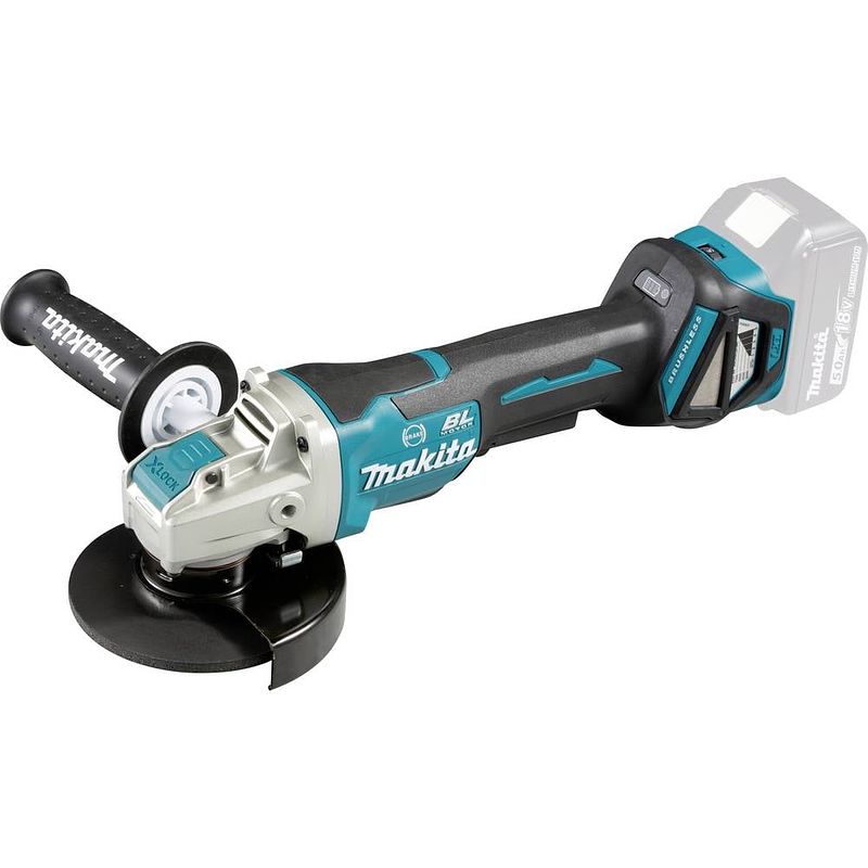 Foto van Makita makita dga519z haakse accuslijper 125 mm zonder accu, zonder lader 18 v