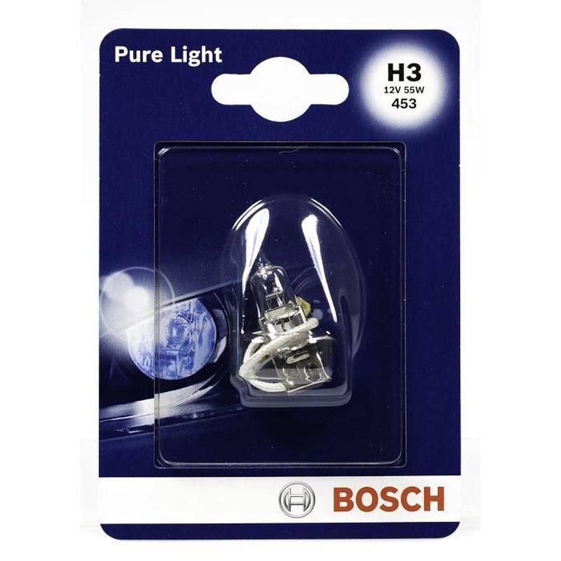 Foto van Bosch ampul pure light 1 h3 12v 55w