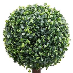 Foto van Infiori kunstplant met pot buxus bolvorming 118 cm groen