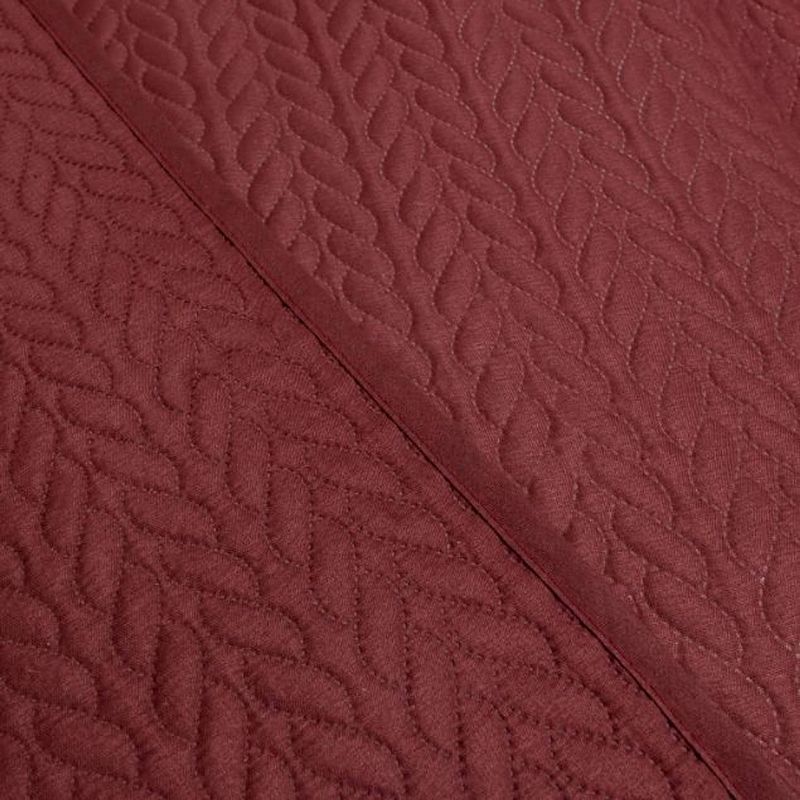 Foto van Zydante home® - bedsprei incl. 2 hoezen - 220x240 cm + 2 * 60x70 cm kussenslopen - bordeaux rood