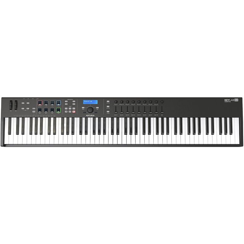 Foto van Arturia keylab 88 essential black limited edition usb/midi keyboard