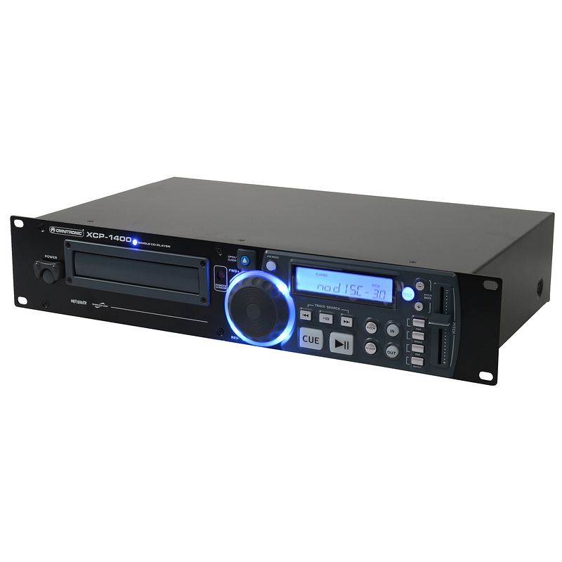 Foto van Omnitronic xcp-1400 enkele 19 inch cd speler