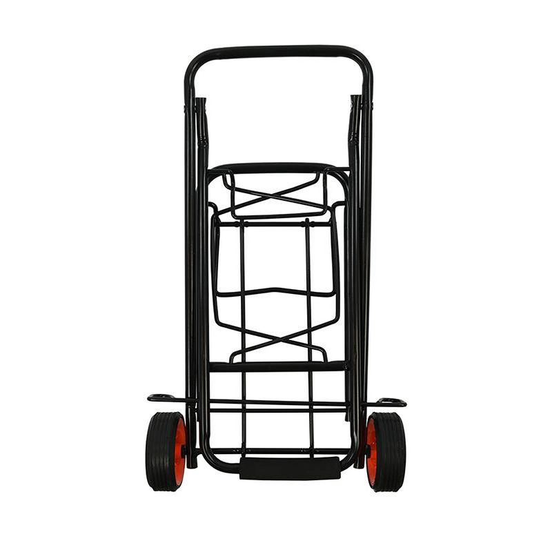 Foto van Proplus inklapbare bagagetrolley staal zwart 30 kg