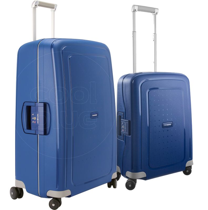 Foto van Samsonite s'cure spinner 75+55cm dark blue kofferset