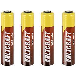 Foto van Voltcraft aaa batterij (potlood) extreme power fr03 lithium 1100 mah 1.5 v 4 stuk(s)