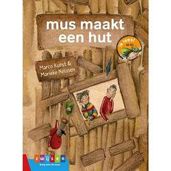 Foto van Mus maakt een hut - ik lees!