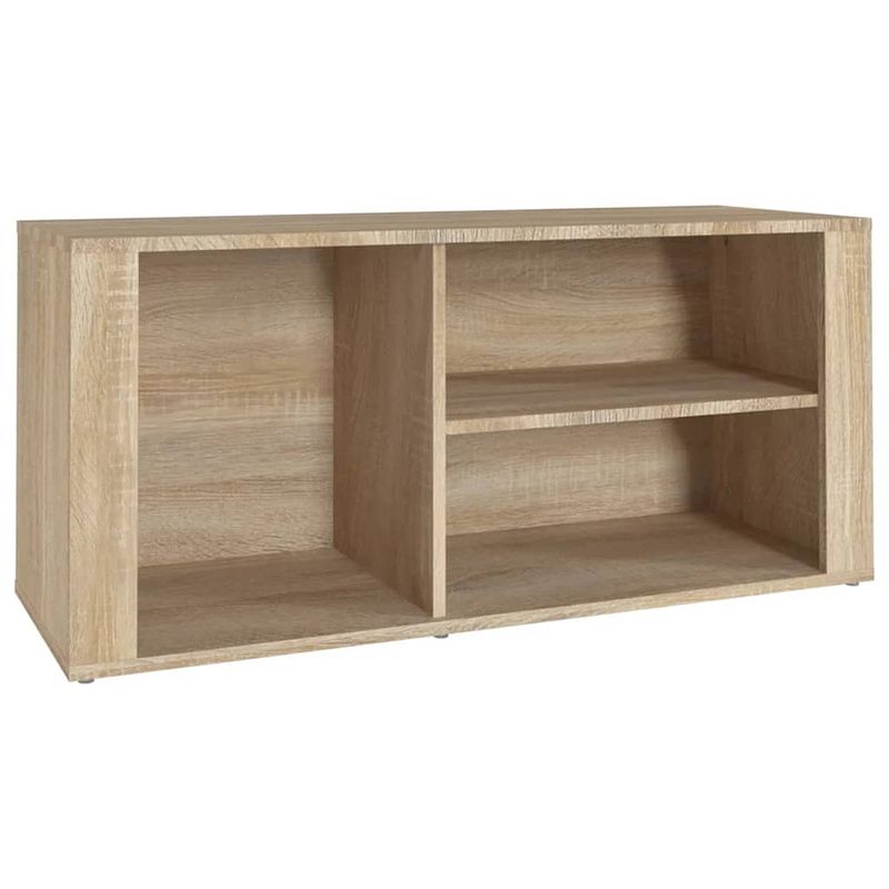 Foto van Vidaxl schoenenkast 100x35x45 cm bewerkt hout sonoma eikenkleurig