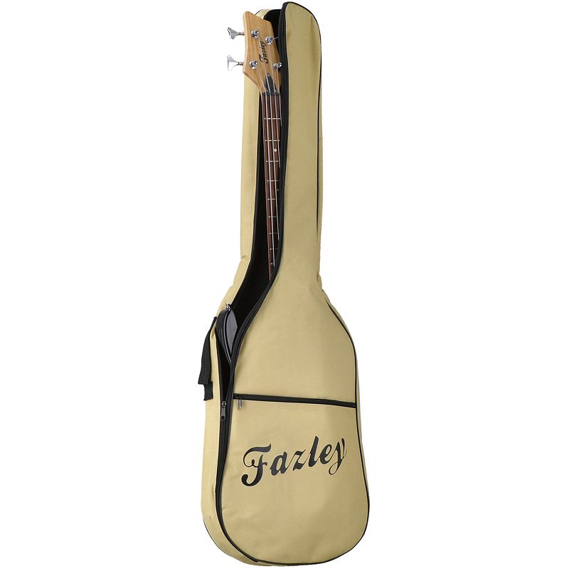 Foto van Fazley carrier b4bk basic gigbag voor elektrische basgitaar khaki