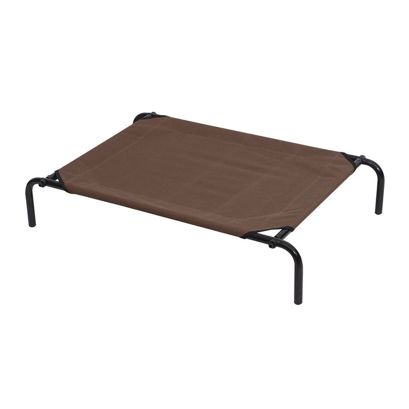 Foto van Honden ligbed - grote hondenbed stretcher - hondenstretcher - inclusief 2 overtrekhoezen - xl - 110x68cm - grijs en k...