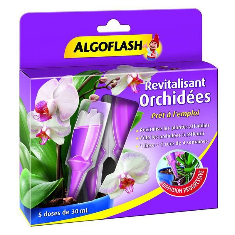 Foto van Algoflash orchideeën revitaliserende monodosis - 30 ml