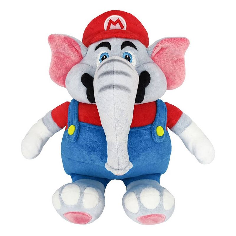 Foto van Mario wonder olifant knuffel - 27 cm