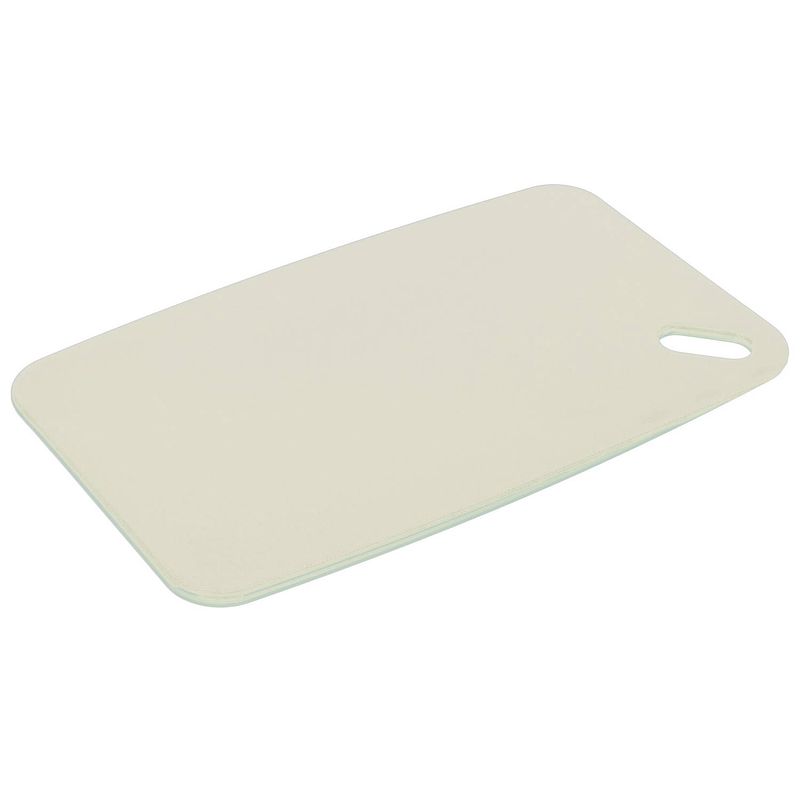 Foto van Excellent houseware snijplank - creme wit - kunststof - 35 x 24 cm - snijplanken