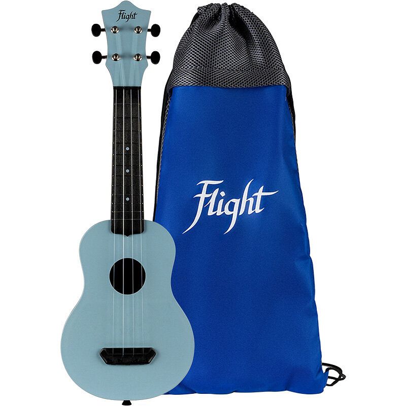 Foto van Flight ultra travel series uts-35 ether kunststof sopraan ukelele met hoes