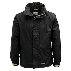 Foto van Pro-x elements regenjas meran heren polyester zwart maat xs