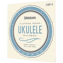 Foto van D'saddario ej88t-6 nyltech 6-string ukulele snaren voor zessnarige tenor ukelele