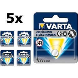 Foto van 5 stuks varta 399-395/g7/sr927w 1.5v 52mah knoopcel batterij