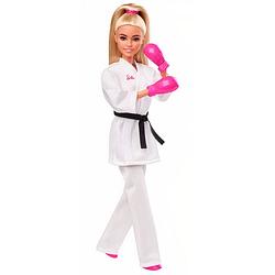 Foto van Barbie tienerpop karate meisjes 32,5 cm blond/wit