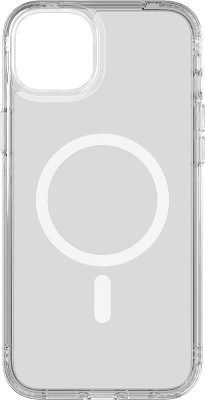 Foto van Tech21 evo clear apple iphone 14 plus back cover met magsafe transparant