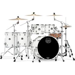 Foto van Mapex saturn sr628xrm satin white 5-delige rock shellset